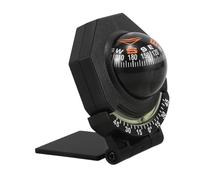 Kisangel Night Glow Foldable Ball Compass for Car Dashboard and Vehicle Use Illuminated Navigation Tool for Suv Truck Rv for Accurate Positioning