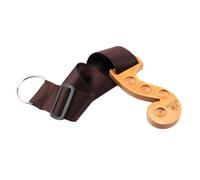 Kisangel Non Slip Wooden Cello End Pin Holder Floor Protector Durable Thick Wood Stopper for Cello Stability Practical Slip Pad Light Yellow for Long Term Use