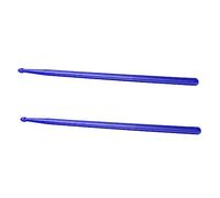 Kisangel Nylon Drum Sticks with Non Slip Long Handle Lightweight Professional Percussion Sticks Blue for Comfortable Grip and Reduced Hand Fatigue