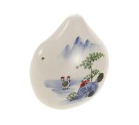 Kisangel Ocarina Ceramic Musical Instrument Beginner Toy Small Ocarina Key Alto Unique Songbird Design