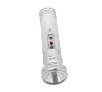 Kisangel Old-fashioned Metal Flashlight Vintage 80s Hand Held Torch Battery Powered with Reliable Metal Shell and Classic Design for Office Decors and Camping Assorted style
