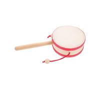 Kisangel Orff Method Preschool Musical Instrument Lightweight Hand Drum Traditional Spinning Rattle Drum Educational Percussion for Boys and Early Rhythm Development