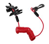 Kisangel Outboard Motor Lanyard Safety Cord for Engines Emergency Stop Switch for Boating Safety Durable Design for Outboard Motors Easy Installation Reliable Performance