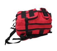 Kisangel Outdoor Tactical Backpack Large Capacity Camping Rucksack with Multiple Pockets Lightweight Hiking Carrying Bag for Men and Women Red