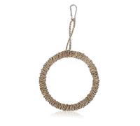 Kisangel Parrot Hanging Hammock Swing Climbing Bird Toy Stand Decorative Bird Perch for Cockatiel and Parakeet Summer Play Toy for Birdcage