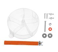 Kisangel Parrot Play Stand Bird Cage Toys Food Rotate Wheel Bird Intelligence Growth Cage Toy Cockatiel Random Color