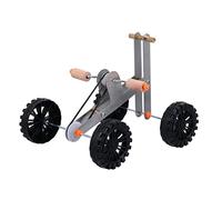 Kisangel Parrot Training Bike Toy for Birds Small Adjustable Tri-wheel Design Educational Foot Toy for Pet Parrots Bird Training Supplies