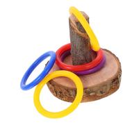 Kisangel Parrot Training with Wooden Base and Indoor Bird Intelligence and Skill Development for Boredom and Interactive Play