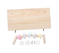 Kisangel Parrots Swing Molar Stone for Pet Parrots Durable Stone Material Increases Activity Relieves Boredom for Parakeets Cockatiels Lovebirds and More