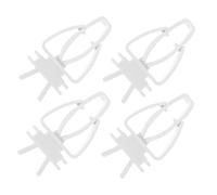 Kisangel Pcs Parrot Food Fruit Holder Clips Heavy Duty Plastic Bird Cage Food Clamps for Birds Parrot Canary Finch Cockatiel