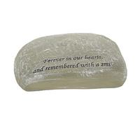 Kisangel Pet Memorial Headstone Grave Marker for Cats and Dogs Remembrance Stone for Outdoor Garden Indoor Comforting Tribute for Pet Loss