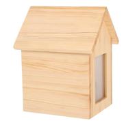 Kisangel Pet Memorial Keepsake Urn for Dog Ashes Pet Urn Wooden Cremation Box for Home Garden Burial