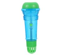 Kisangel Physical Echo Principle Toy Echo Microphone for Boys and Girls Early Educational Musical Plaything Green Plastic Microphone Toy for Babies and Children