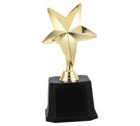 Kisangel Plastic Star Trophy Award for Competitions Decorative Party Favor Prize Cup with Fine Workmanship Compact and Stylish Keepsake for Sports and Game Winners