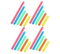 Kisangel Polygonal Connecting Strips for Kids 30pcs Triangle and Square Geometry Manipulatives Educational Math Toys for Learning Shapes and Angles for Classrooms and Home Use
