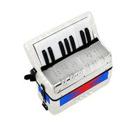 Kisangel Portable Accordion Educational Concertina Musical Instrument for Beginners Adorable Design for Fun Music Practice and Learning Tool