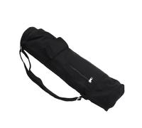 Kisangel Portable Black Yoga Bag with Folding Storage Made from Sturdy Synthetic Material, for Yoga Lovers and Outdoor Fitness Sessions, Lightweight and Easy to Carry