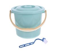 Kisangel Portable Chamber Pot Urinal Bottle for Adults and Plastic Spittoon with Non-Slip Base for Home Travel Camping and Elderly Care Leak-Resistant Blue Bedpan Urine Bucket Random Color