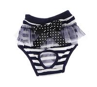 Kisangel Portable Dog Diaper for Female Dogs Cotton Soft Washable Puppy Accessory Super Absorbent Sanitary Nappies Prevents Mess Keeps Floors Clean Easy to Wear