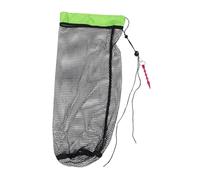 Kisangel Portable Foldable Nylon Fishing Net Bag with Low-visibility Mesh and Stable Ground Insert Quick Gentle Fish Collection for Kayak and Outdoor Fishing Adventures