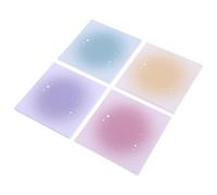 Kisangel Portable Gradient Colour Memo Pads with Non-stick Paper, Small Message Writing Pads for Office Supplies, Convenient to Carry and Store, for Teachers and Office Staff to Write