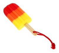 Kisangel Portable Ice Cream Shaped Body Sponge Scrubber for Bath and Shower, High-Density Sponge Creates Rich Foam, for Bathroom and Business Trips Random Color