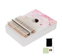 Kisangel Portable Kalimba Thumb Piano Lightweight Finger Piano for Beginners Music Instrument for Go Melodies Beautiful Sound for Music Lovers Pink