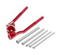 Kisangel Portable Manual Tube Bender Spring-Assisted Tubing Bending Tool for Copper and Aluminum Pipes Precision HVAC Pipe Forming Machine with Effort-reducing Rebound for Air Conditioning