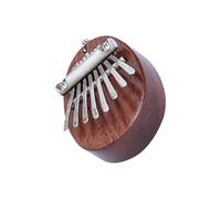Kisangel Portable Note Mini Thumb Piano Kalimba with Clear Bright Sound Ergonomic Arc Design Wooden Finger Piano for Music Lovers Easy to Carry and Play Anytime