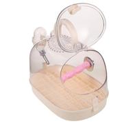 Kisangel Portable Parrot Cage Travel Birdcage Perch for Small Birds Parrot Canaries Budgies Lovebirds