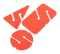 Kisangel Portable Plastic Cave Diving Marker for Experienced Divers, Lightweight Multi-use Diving Line Marker in Orange, Suitable for Underwater Location Marking and Guide Scenarios