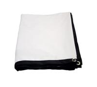 Kisangel Portable Projector Screen with Easy to Hang and Good Elasticity Features 16:9 Ratio White Polyester Material High Definition Projection Screen for Offices and Lectures