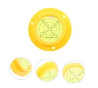 Kisangel Portable Round Bubble Level with Base Spirit Level Tool for Rv Refrigerator and Camper Compact Horizontal Bubble Gauge for Accurate Home and Workshop Leveling Temperature and