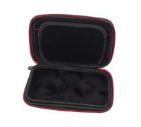 Kisangel Portable Shockproof Wireless Microphone Storage Case with Zipper Canvas Mic Carrying Bag Compatible with Rode Wireless Microphone Lightweight Pouch for Safe Organization