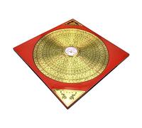 Kisangel Portable Small Taoist Luo Pan Compass Traditional Chinese Feng Shui Decor with Brass Craftsmanship Lightweight and Compact for Hiking Camping and gift for for for for for for Giving