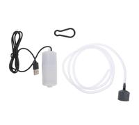 Kisangel Portable USB Aquarium Air Pump for Fish Tank Oxygenation, Small Plastic Mini Air Pump with Mute Function, for Raising Fish and Enhancing Aquarium Aeration