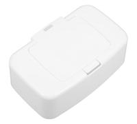 Kisangel Portable Wet Wipes Dispenser Box with Push Button White Plastic Storage Case for Living Room, Nursery, and Bedroom Wipe Holder