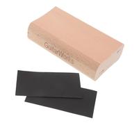 Kisangel Professional Guitar Fret Sanding Block with Radius Dual Options Fingerboard Fret Leveling Tool for Electric Acoustic and Bass Guitars Precision Luthier Sandpaper Kit for Smooth