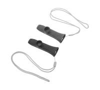 Kisangel Professional Kazoo for Adults Portable Dual-tone Musical Instruments in Black and Grey Easy to Play Beginner Kazoo Flute Whistle for Parties and Outdoor Fun Instruments with Clear