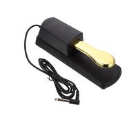 Kisangel Professional Sustain Pedal for Electronic Drum and Synthesizer with Non-slip Design, Made of Sturdy Abs and Alloy Steel, for Electronic Keyboard Players and Professionals