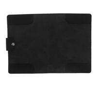 Kisangel Pu Leather Golf Scorecard Holder Booklet Hard Shell Golf Scorecard Cover in Black for Golfers and Sports Events with Pocket