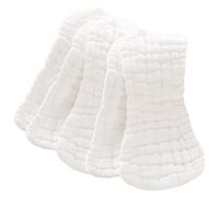 Kisangel Pure Cotton Nappies Reusable Baby Diapers for Newborns 28x12cm Soft Absorbent Infant Diaper Cloth Care 5pcs Set