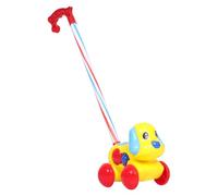 Kisangel Push Car with Bell Large Dog for Boys and Walking Assistance Push with Ample Storage for Early Development and Learning to Walk