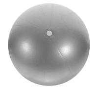 Kisangel PVC Yoga Ball Silver Grey for Home Workout Core Exercise Fitness Balance Training Safe and Lightweight for Pregnancy Birthing Support and Postpartum