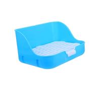 Kisangel Rabbit Toilet Litter Tray Easy Clean Stain-free for Rabbits Small Pets