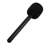 Kisangel Realistic Fake Microphone Toy for Kids 1 Piece Mini Plastic Mic Prop for Stage Performances Interviews and Pretend Play for Boys and Girls