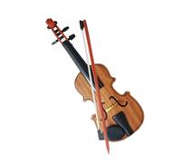 Kisangel Realistic Violin for Early Music Education Lifelike Small Wooden Instrument for Delicate Craftsmanship with Fine Details Musical Plaything to Foster Curiosity and Passion