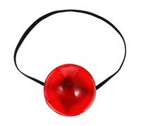 Kisangel Red Glowing Clown Nose for Halloween Costume Light-up Party Prop Fun Accessory for Circus Performances and Dress-up Events for Adults and Boys and Girls