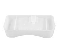 Kisangel Refrigerator Condensate Drain Tray: Fridge Compressor Condensate Tray Replacement - Refrigerator Water Dispenser Drip Pan - Plastic Evaporation Drip Pan for Compressor 9.25" X 4.13" X 2.17"
