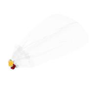 Kisangel Replaceable Doll Gauze Veil for Wedding Scene Versatile Bride Accessory for Dolls Reusable Bridal Dressing Up Veil Easy Romantic Wedding Prop